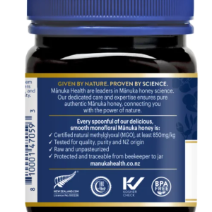 (khÁng viÊm khÁng khuẨn) usa mật ong manuka health mgo 850+ 250gr premium