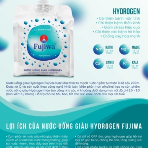 nước uống i on kiềm giàu hydrogen fujiwa – dạng túi 300ml (1 hộp/ 10 túi)