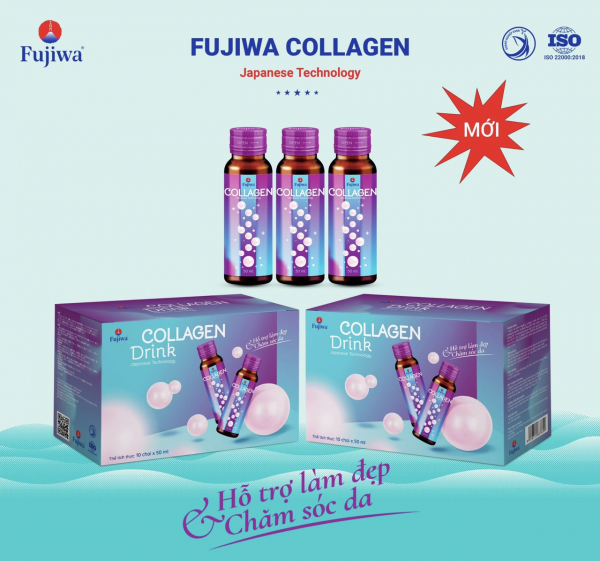 nước uống Đẹp da fujiwa collagen chai 50ml