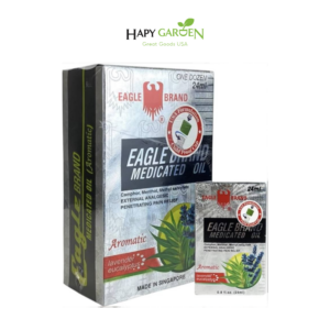 eagle brand medicated oil dầu trắng con ó tiêu chuẩn mỹ – hộp lốc 12 chai 24ml hương lavender