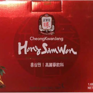 (hỒi phỤc) usa hồng sâm Đỏ cheongkwanjang won red ginseng drink 6 năm tuổi (3 hộp x 10 gói, 50ml)