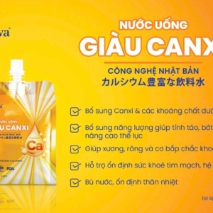 nước uống giàu canxi vị cam hộp 12 túi 270ml