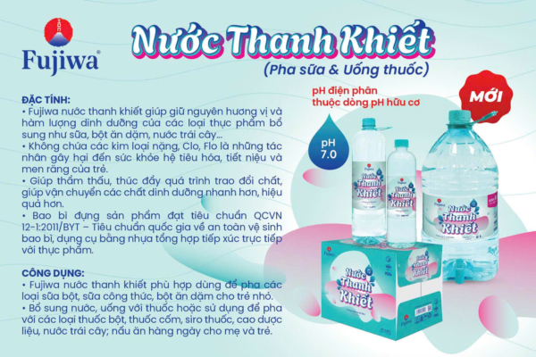 nước uống thanh khiết fujiwa